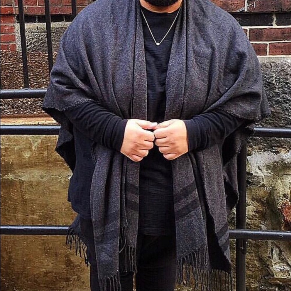 Open front poncho